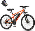 Qlife Electric Bike for Adults/Teens Racer-28MPH 21-Speed Peak 1200W Brushless Motor Adult Electric Bicycles, 48V 10.4Ah Removable Battery Mountain Ebike, Up to 55 Miles, 27.5X2.1 Tire E Bike