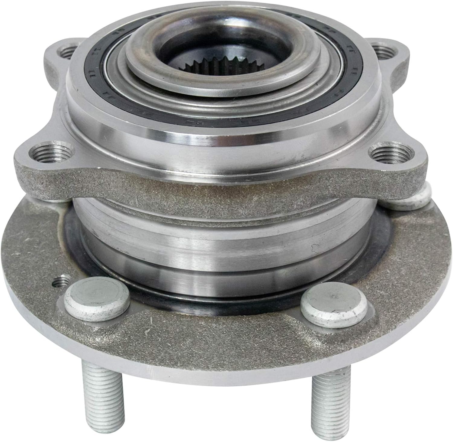 TRQ 2 Piece Wheel Bearing & Hub Assembly Set Compatible with 2007-2014 Hyundai Santa Fe 2013-2014 Santa Fe Sport 2007-2012 Veracruz 2011-2015 Kia Sorento