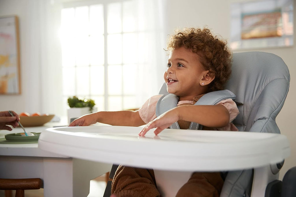 Safety 1st 3-in-1 Grow and Go Plus High Chair, 3 Modes of Use: Infant Recliner, Toddler high Chair, and Child seat, High Street