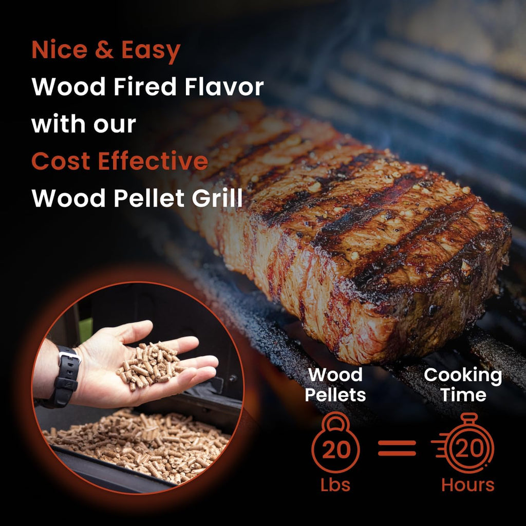 Z GRILLS ZPG-450A Wood Pellet Grill & Smoker with PID V3.0 Controller, 459 Sq in Cook Area, Meat Probe, Foldable Shelf, 8 in 1 BBQ Grill Outdoor Auto Temperature Control, Black