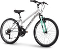Huffy Stone Mountain Bike for Men and Women, 20'/24'/26', 6-Speed (20') or 21-Speed, Front or Dual Suspension (Varies), Multiple Colors, Adjustable Saddle, Shimano Equipped, All-Terrain Tires