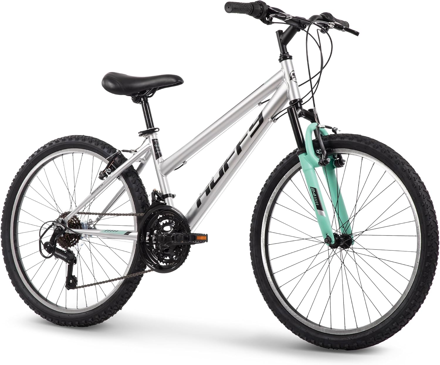 Huffy Stone Mountain Bike for Men and Women, 20'/24'/26', 6-Speed (20') or 21-Speed, Front or Dual Suspension (Varies), Multiple Colors, Adjustable Saddle, Shimano Equipped, All-Terrain Tires