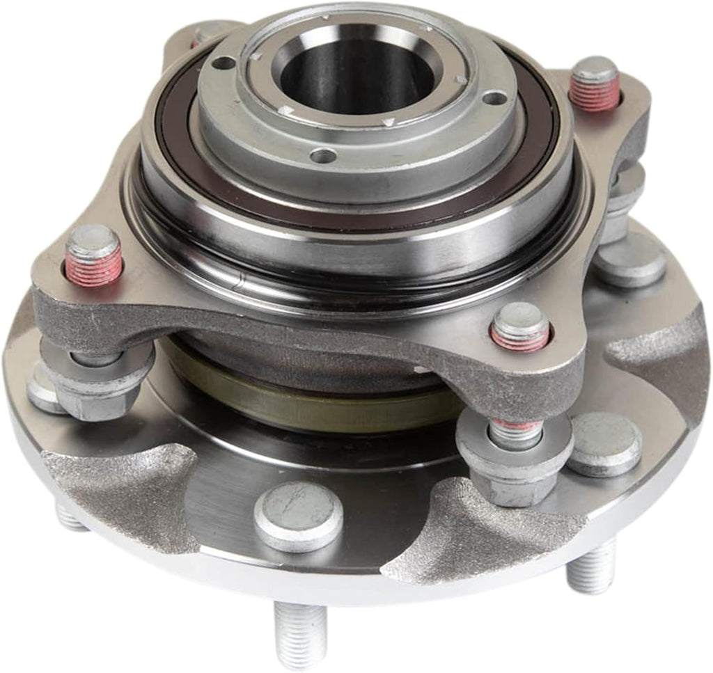 TRQ Front Left and Right Wheel Bearing and Hub Assembly 2 Piece Set for REAR WHEEL DRIVE MODELS ONLY Compatible with 05-15 Pre Runner 2WD 03-23 Toyota 4Runner 2WD 07-14 FJ Cruiser 2WD 16-23 Tacoma 2WD