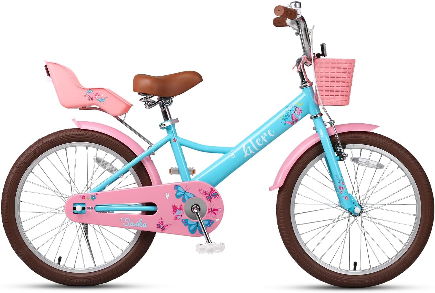 Glerc 20 24 Inch Kids Bike, Kids Mountain Bike for Boys and Girls Ages 6-15, 21-Speed Skyline Bicycle with Front Suspension and Disc Brakes, Multiple Colors