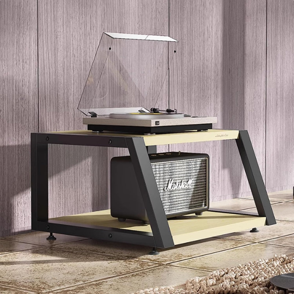 Amplifier Cabinet Rack, Audio Cabinet, Audio and Video Equipment Cabinet, Record Player Stand with Storage Rack, AV Media Stand, Corner TV Stand Media Storage Cabinet Audio Video Shelf, DVD Stand