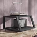 Amplifier Cabinet Rack, Audio Cabinet, Audio and Video Equipment Cabinet, Record Player Stand with Storage Rack, AV Media Stand, Corner TV Stand Media Storage Cabinet Audio Video Shelf, DVD Stand