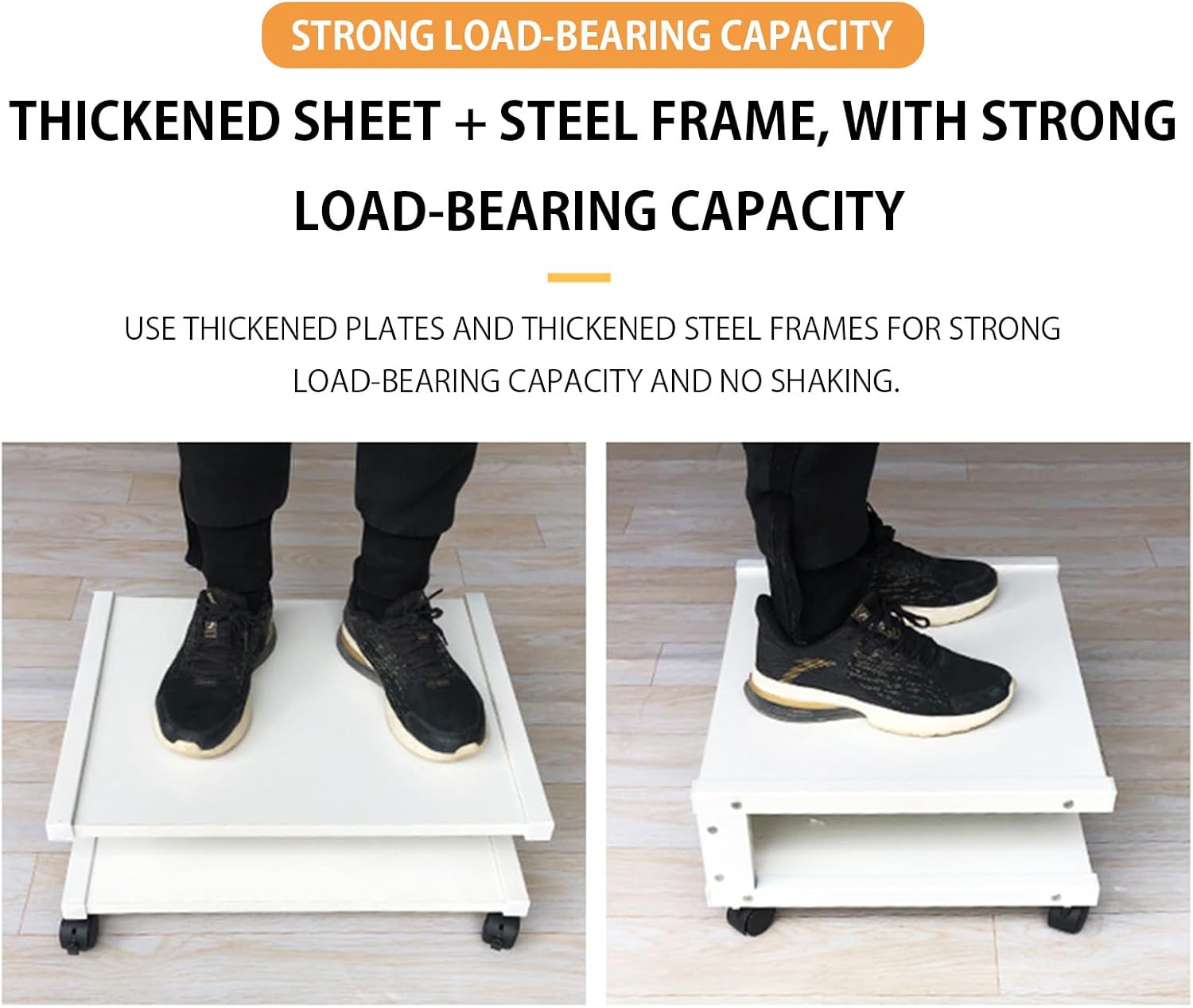 record standAV Media Stand 5/6/7/8 Tier Movable Record Player DVD CD Audio Rack Tower Holder, Adjustable Media Storage Cabinet, Equipment Console Shelf for Home Office Theater,2nd floor