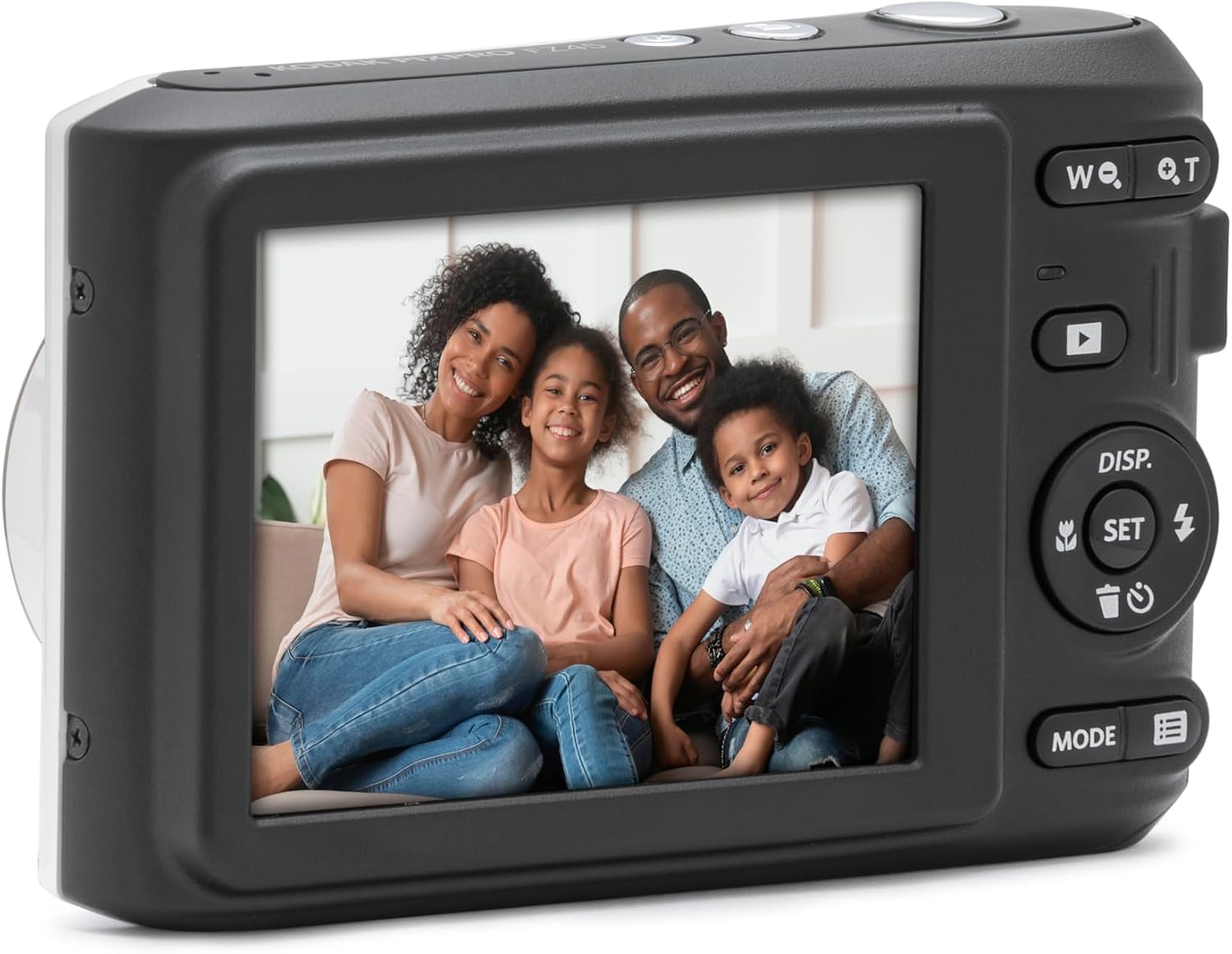 Kodak PIXPRO Friendly Zoom FZ45-WH 16MP Digital Camera with 4X Optical Zoom 27mm Wide Angle and 2.7' LCD Screen (White)
