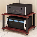 Audio Storage Rack, Heavy Duty AV Media Stand for Audio Equipment, 2 Layer