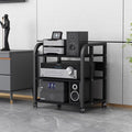 2/3/4 Tier Media Stand, Audio Rack & HiFi Shelf Cabinet for Living Room & Studio, Adjustable Audio Storage Unit (19.7x15.7x23in) - Perfect for Components & Equipment