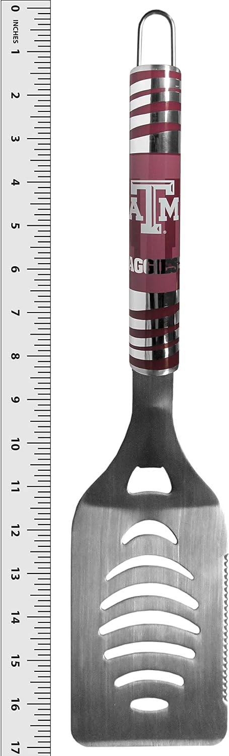 NCAA Siskiyou Sports Fan Shop Texas A&M Aggies Steel Tailgater BBQ Set w/Case 8 piece Gray