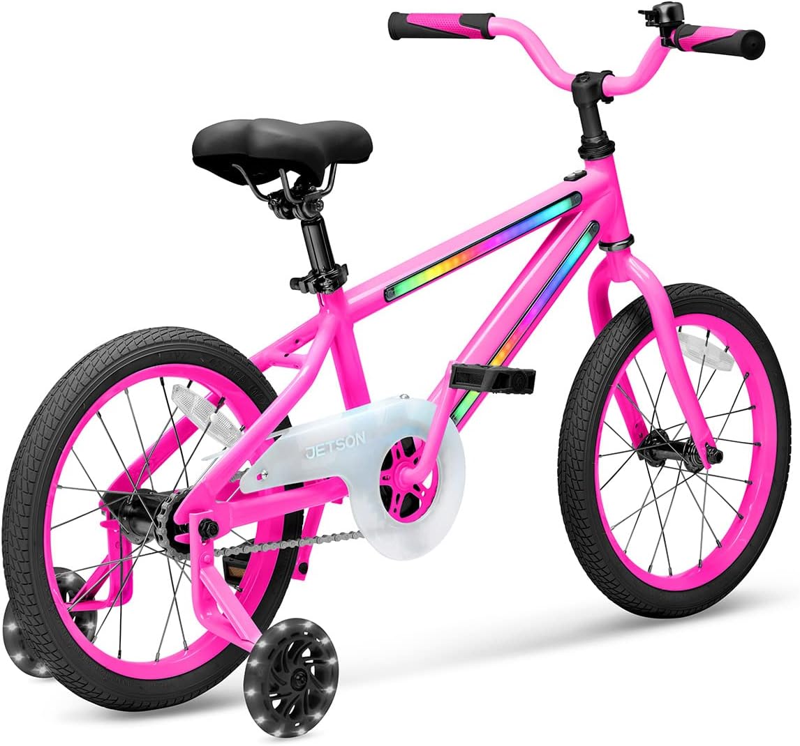 Jetson Light Rider Kids' Light-up Unisex Bike, LED Light-up Frame, 3 Different Light Modes