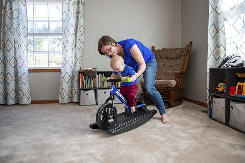 Strider Sport 2-in-1 Rocking Bike - Helps Teach Baby How to Ride a Balance Bicycle - for Kids 6 Months to 4 Years - Easy Assembly & Adjustments