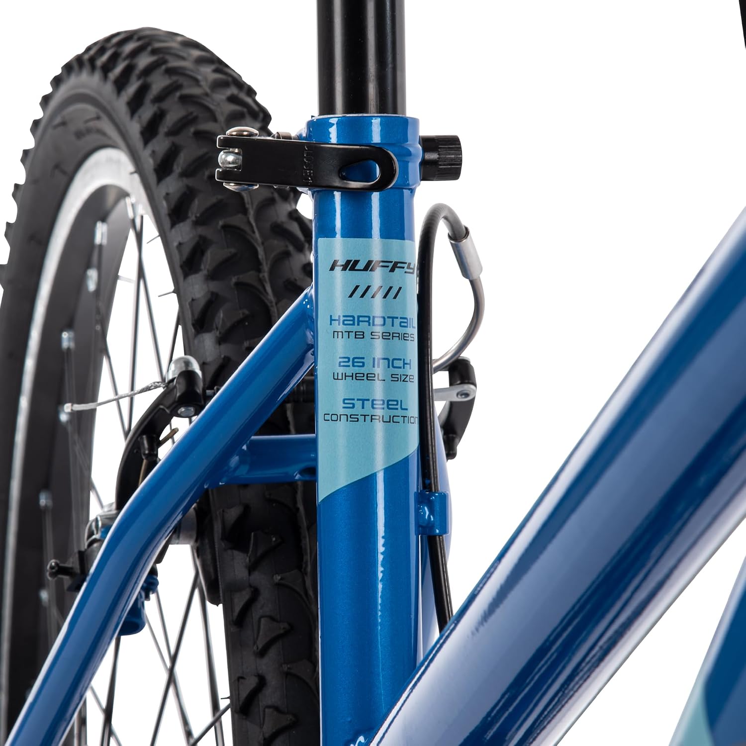 Huffy Stone Mountain Bike for Men and Women, 20'/24'/26', 6-Speed (20') or 21-Speed, Front or Dual Suspension (Varies), Multiple Colors, Adjustable Saddle, Shimano Equipped, All-Terrain Tires