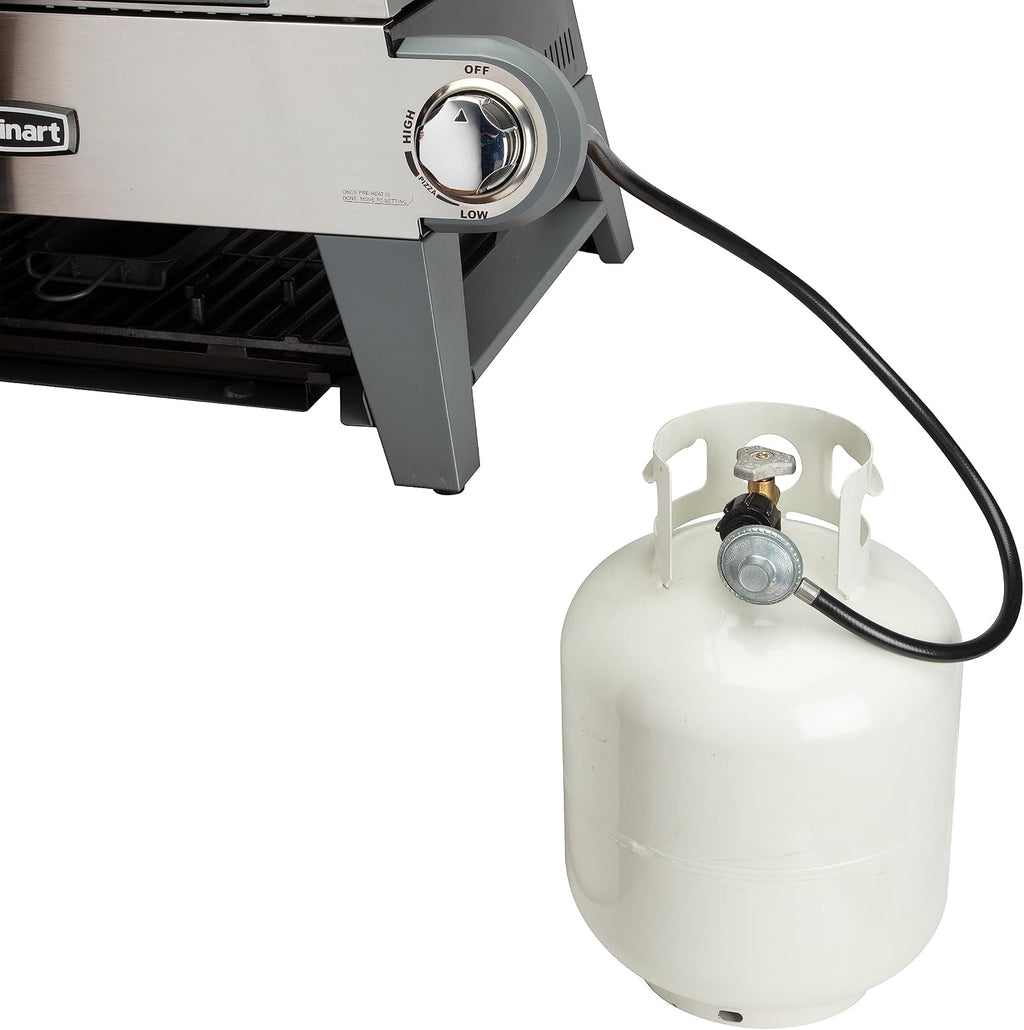 Cuisinart Portable 3-in-1 Grill, Griddle, and Pizza Oven, Perfect for BBQs