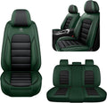 5 Seat Covers for Subaru Outback 2000-2026 Breathable Car Seat Covers,Anti-Slip Waterproof Car Seat Protectors with Airbag,Automotive Vehicle Cushion with Storage Pockets (Standard,Green)