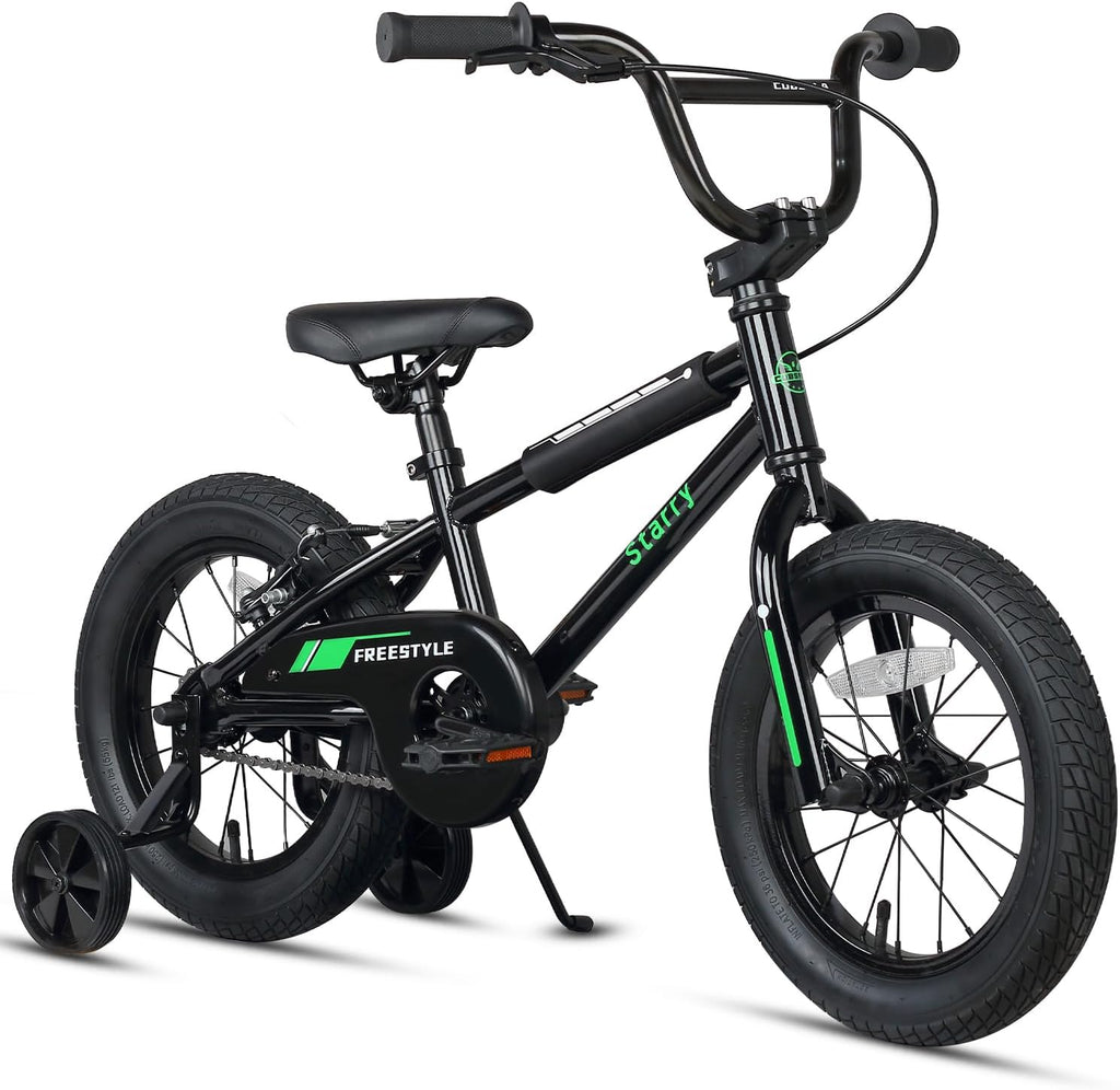 cubsala 12 14 16 18 Inch Kids Bike BMX Style Bicycle with Training Wheels Coaster Brake for 2-10 Years Old Toddlers Boys Girls Multiple Colors