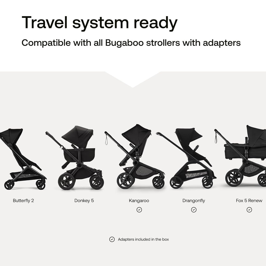 Bugaboo Turtle Air Shield by Nuna car seat + Recline Base