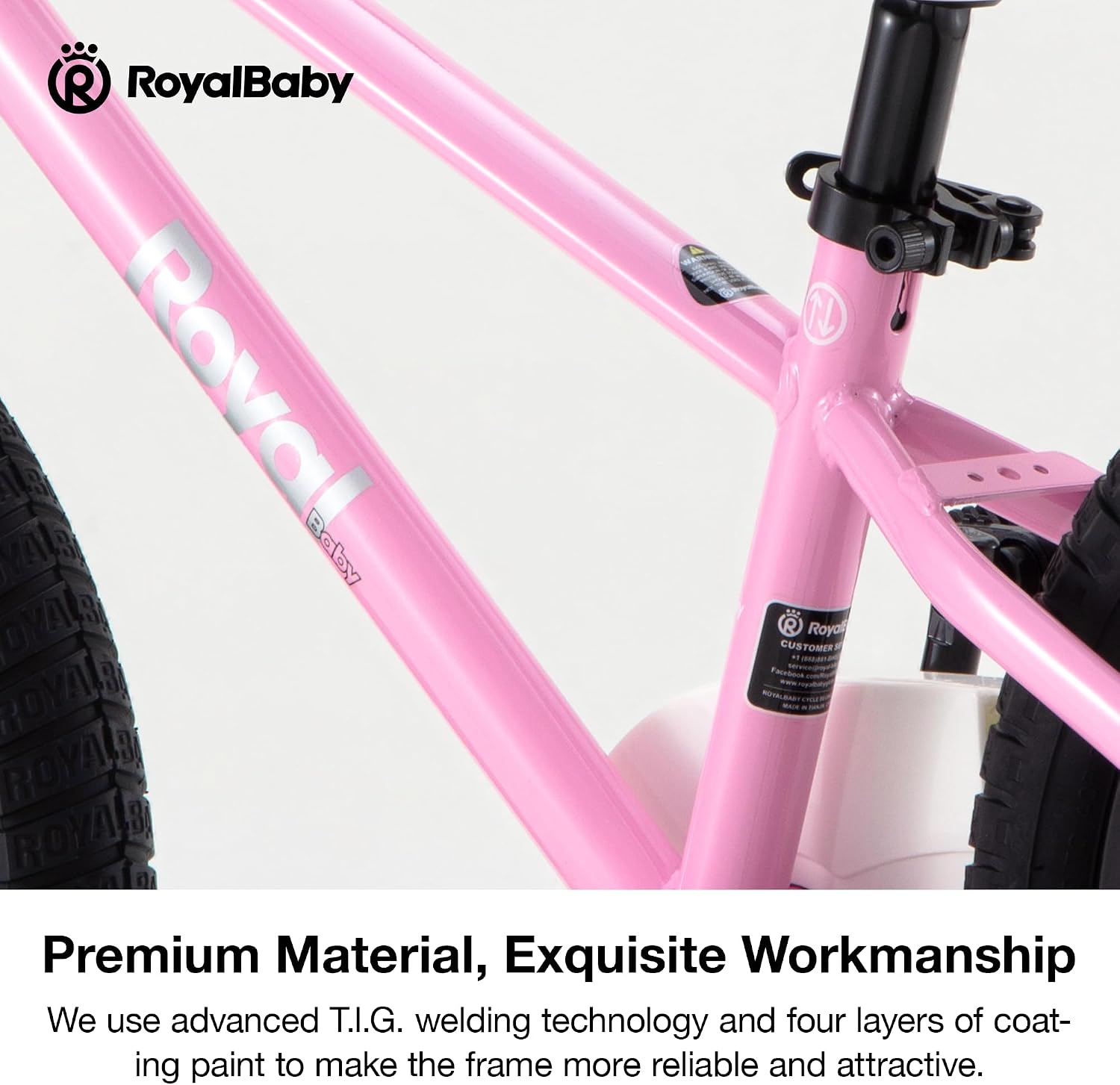 RoyalBaby Kids Bike Freestyle Classic 12 14 16 18 Inch Children Bicycle for Ages 3-10 Years Toddler to Big Kids
