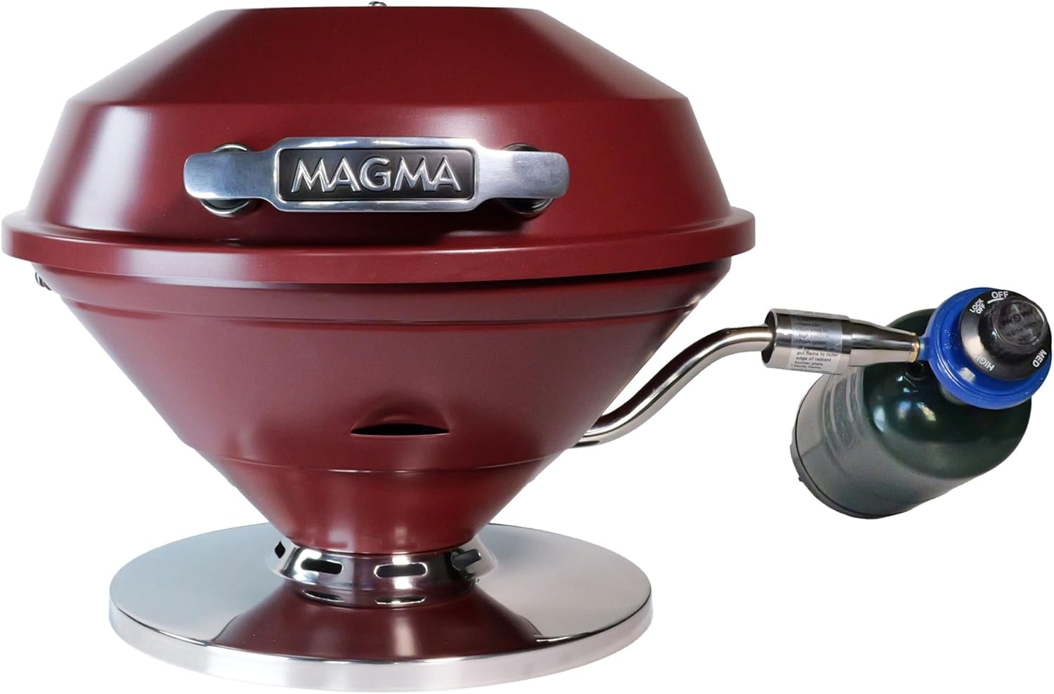 Magma C10-105-R Ruby Beach Fire Gas Grill | Portable Gas BBQ | Compact Propane Grill | Stylish Outdoor Cooker
