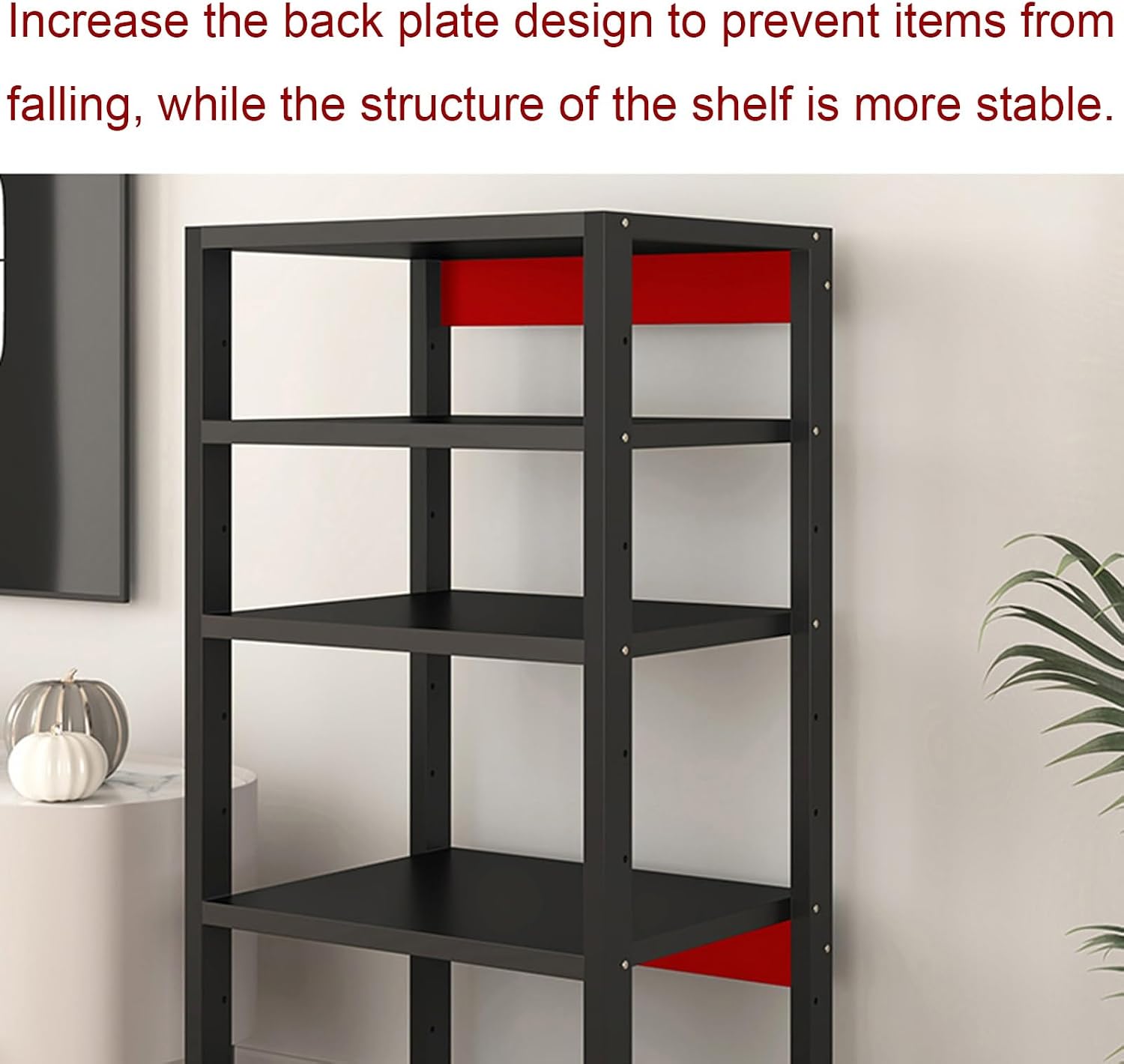 Multifunctional 5-Tier Audio/Video Stand with Mobile Wheels - Stereo Rack for DVD/CD Players, Amplifier & Home Office Storage Shelf (2-Tier - 55x50x35cm)