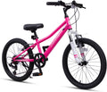 AVASTA Govet 20'' Kids Mountain Bike for 6-12 Years Old Boys Girls with Suspension Fork, 6 Speeds Drivetrain, Multiple Colors