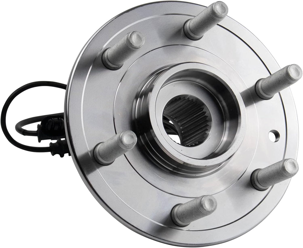TRQ Front Wheel Bearing and Hub Assembly Set 2 Piece for Models with 22 INCH Factory Wheels ONLY Compatible with 19-24 Ram 1500