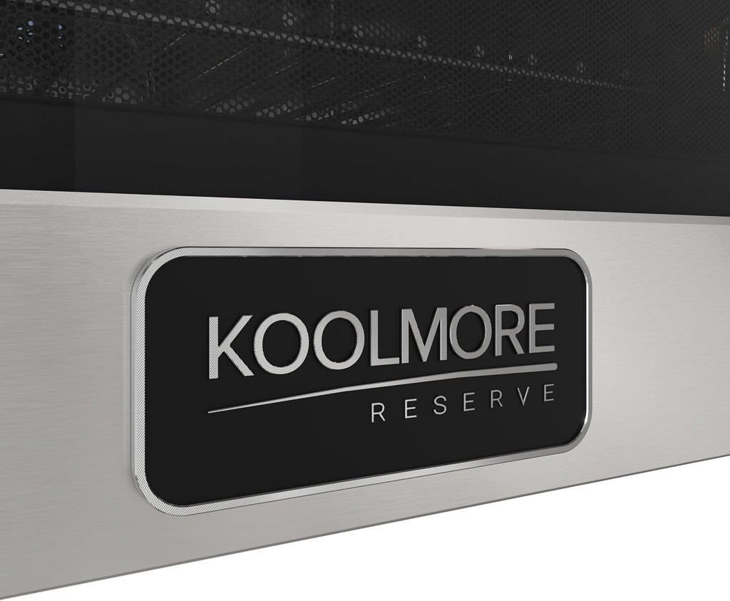 KoolMore Reserve 24 in. Built-In Microwave Convection Oven with Air Fry, 3-in-1 Combo, Sensor Cook, Soft-Close Door, 1.6 cu. ft. in Stainless Steel