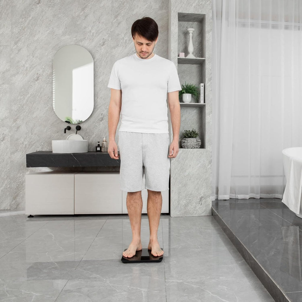 Etekcity Scale for Body Weight,Digital Bathroom Scales for People,Most Accurate to 0.05lb,Bright LED Display & Large Clear Numbers,Upgraded Quality-for the Elderly Safe Home Use,400 lbs,(Pack of 5)