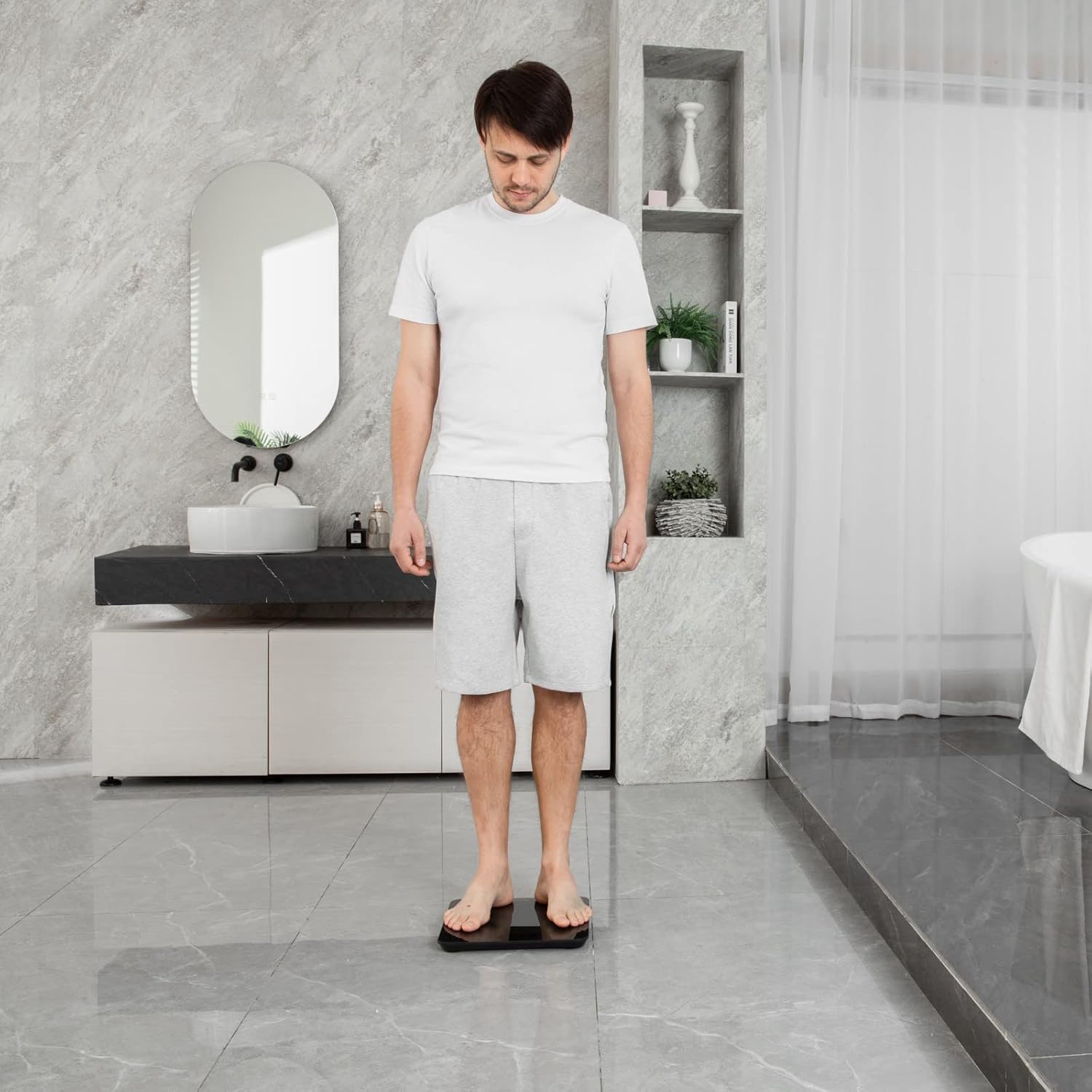 Etekcity Scale for Body Weight,Digital Bathroom Scales for People,Most Accurate to 0.05lb,Bright LED Display & Large Clear Numbers,Upgraded Quality-for the Elderly Safe Home Use,400 lbs,(Pack of 5)
