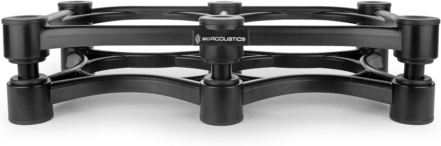 IsoAcoustics Iso-Stand Series Speaker Isolation Stands with Tilt Adjustment: Iso-430 (17' x 9') Single
