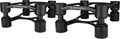 IsoAcoustics Aperta Series Isolation Speaker Stands with Tilt Adjustment: Aperta200 (7.8' x 10') Black Pair