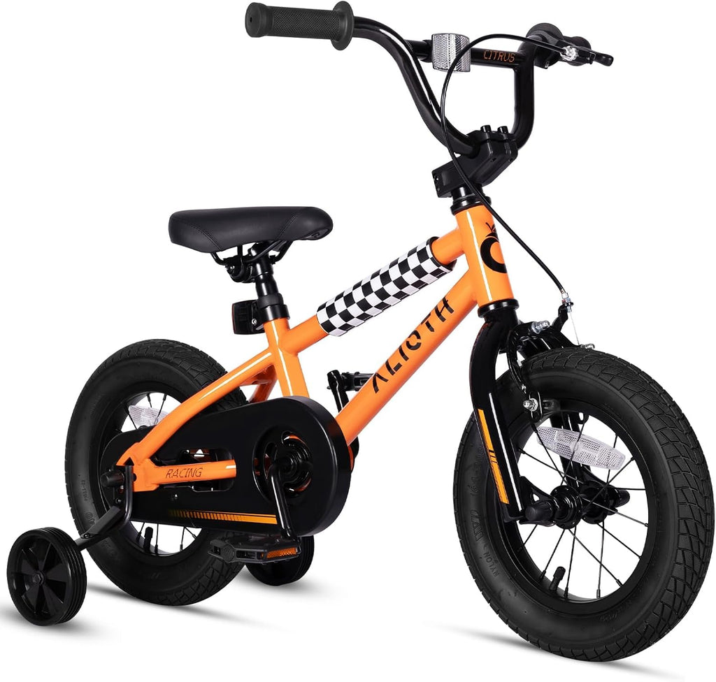 vollsch BMX Style 12 14 16 Inch Kids Bike Training Wheels 20'' Bicycle with Kickstand for 2-14 Years Old Toddlers Boys Girls Coaster Brake Multiple Colors