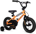 vollsch BMX Style 12 14 16 Inch Kids Bike Training Wheels 20'' Bicycle with Kickstand for 2-14 Years Old Toddlers Boys Girls Coaster Brake Multiple Colors