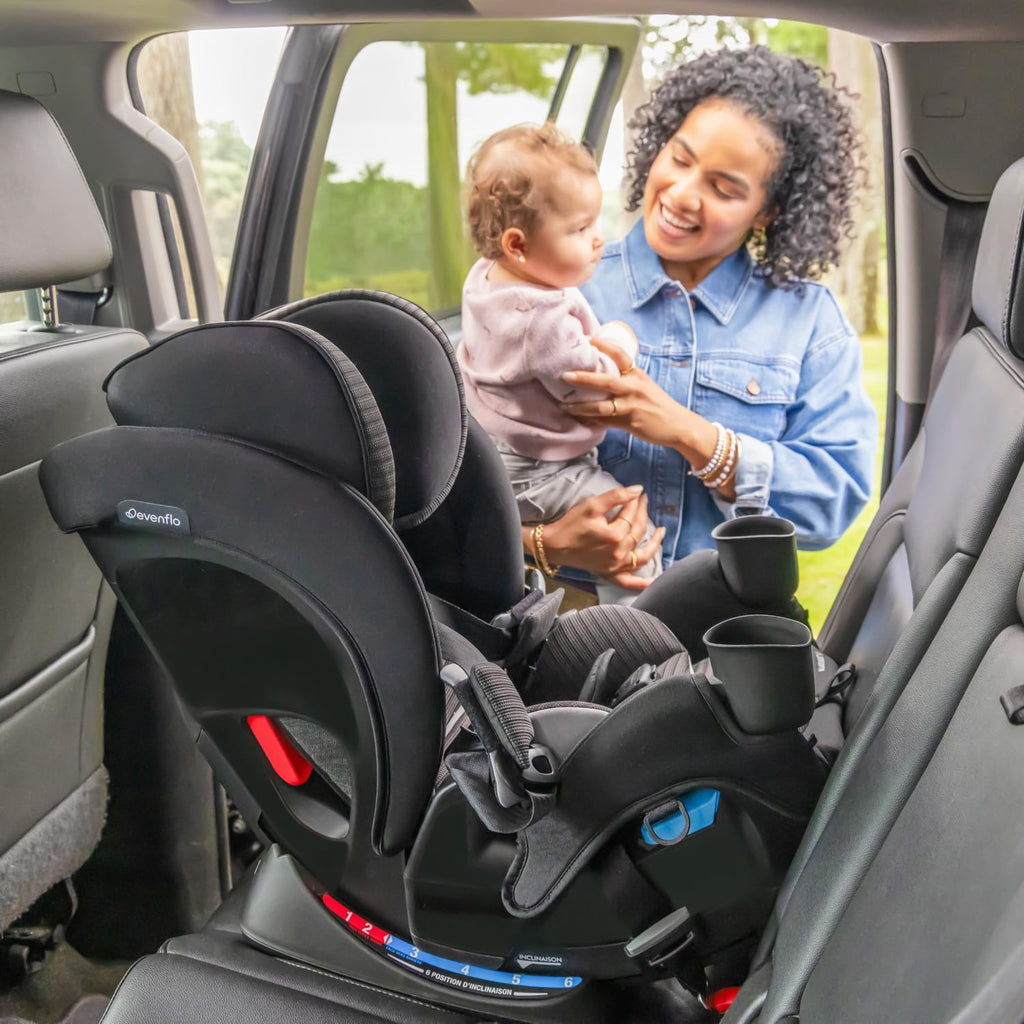 Evenflo All4Stages Slim 4-in-1 Convertible Car Seat (Sanibel Pink)