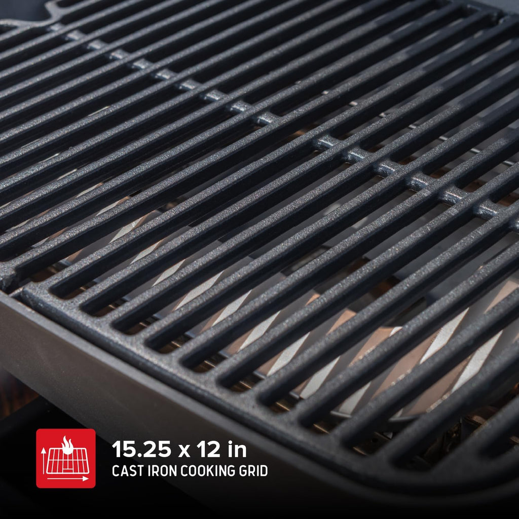 Nexgrill 1-Burner Portable Propane Gas Grill with Lid, Piezo Ignition, 10,000 BTUs, 183 SQ In, Compact Tabletop Grill for Outdoor Cooking, Camping, Tailgating, Gardens, Patios, and More - 820-BC002