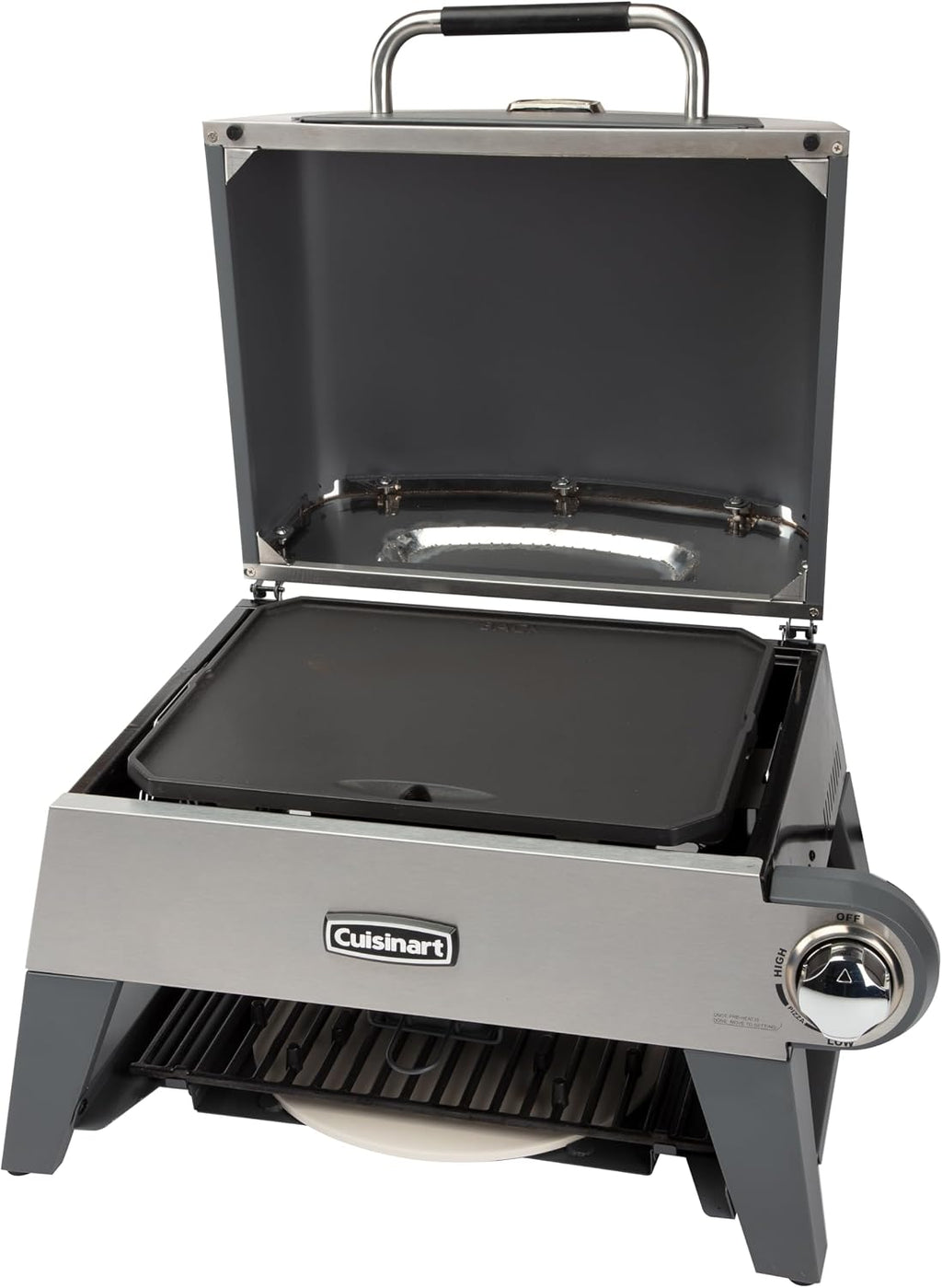 Cuisinart Portable 3-in-1 Grill, Griddle, and Pizza Oven, Perfect for BBQs