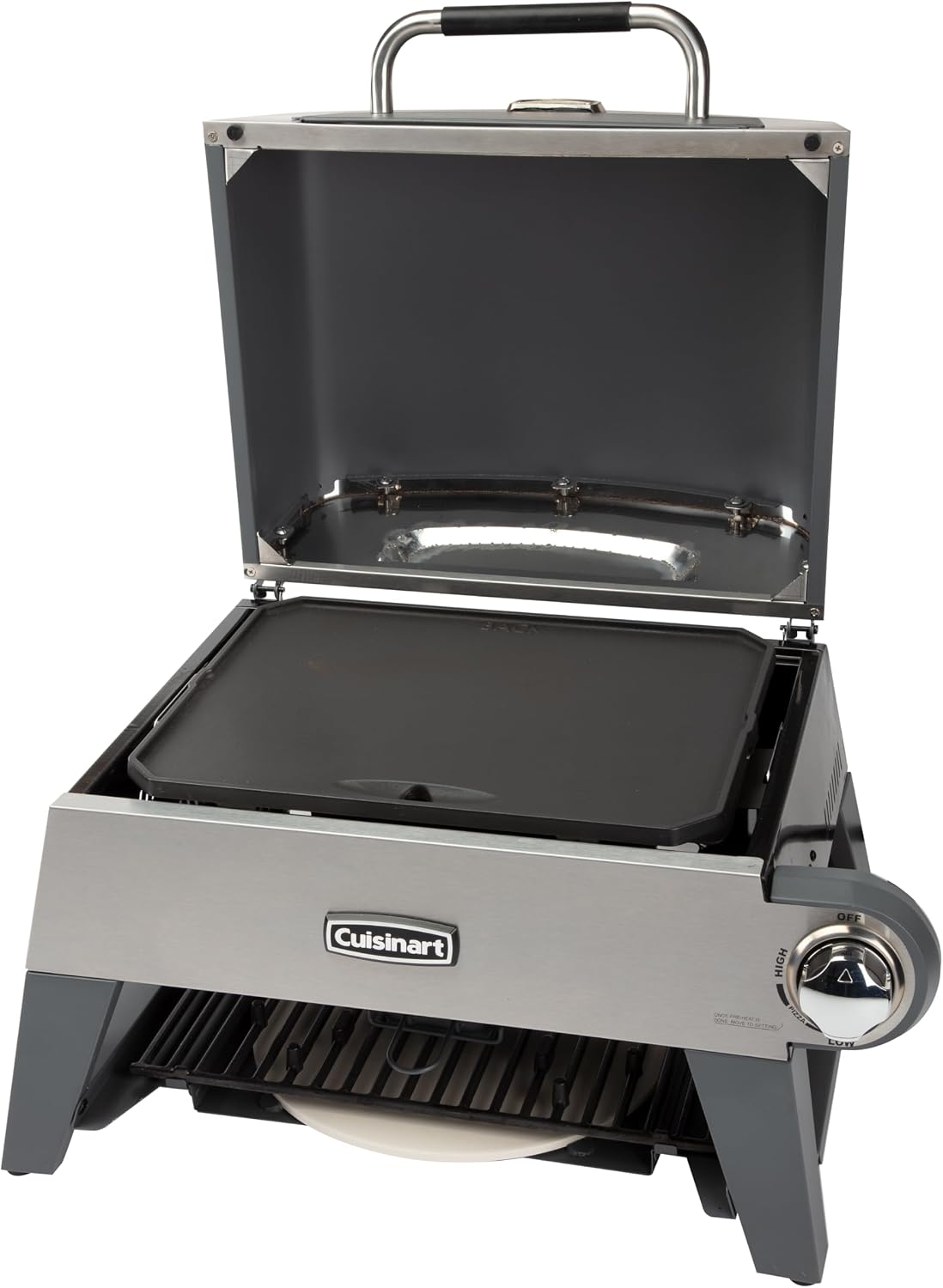 Cuisinart Portable 3-in-1 Grill, Griddle, and Pizza Oven, Perfect for BBQs