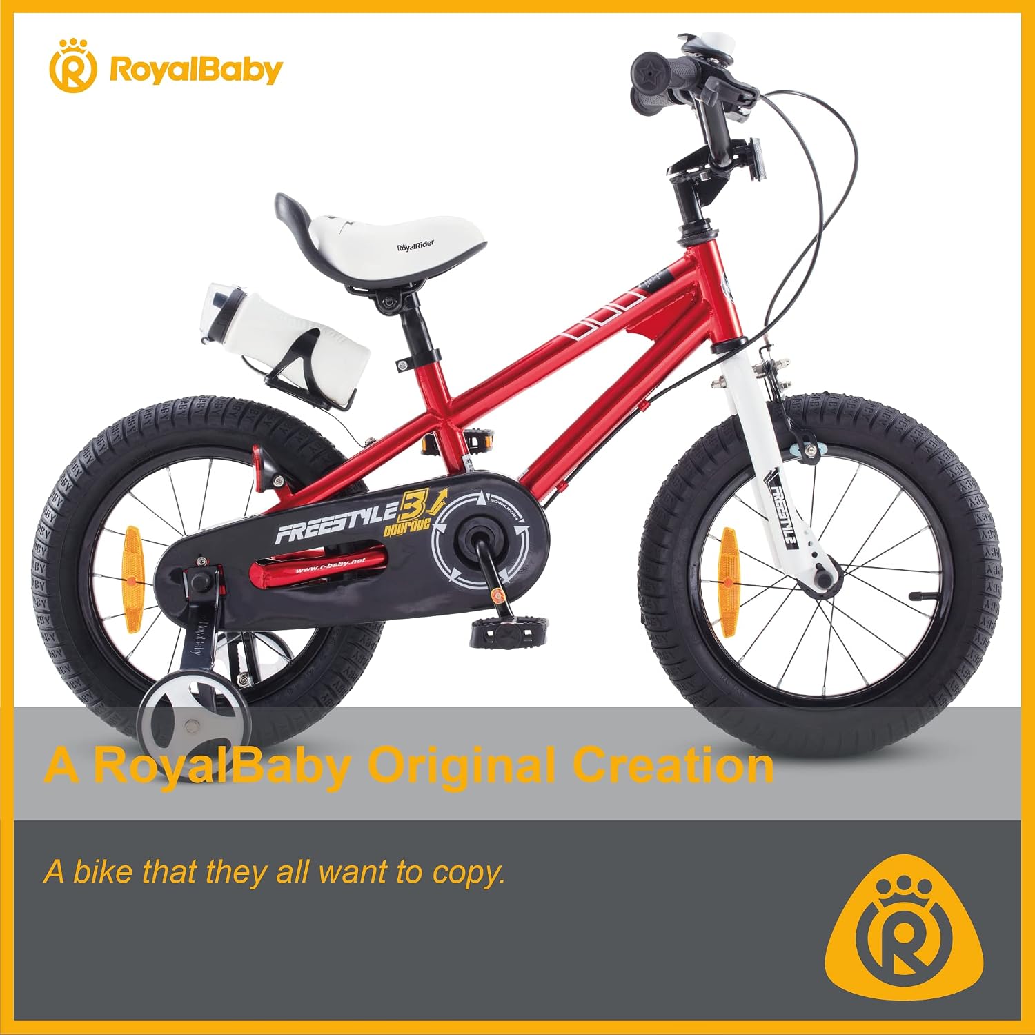 RoyalBaby Kids Bike Freestyle Classic 12 14 16 18 Inch Children Bicycle for Ages 3-10 Years Toddler to Big Kids