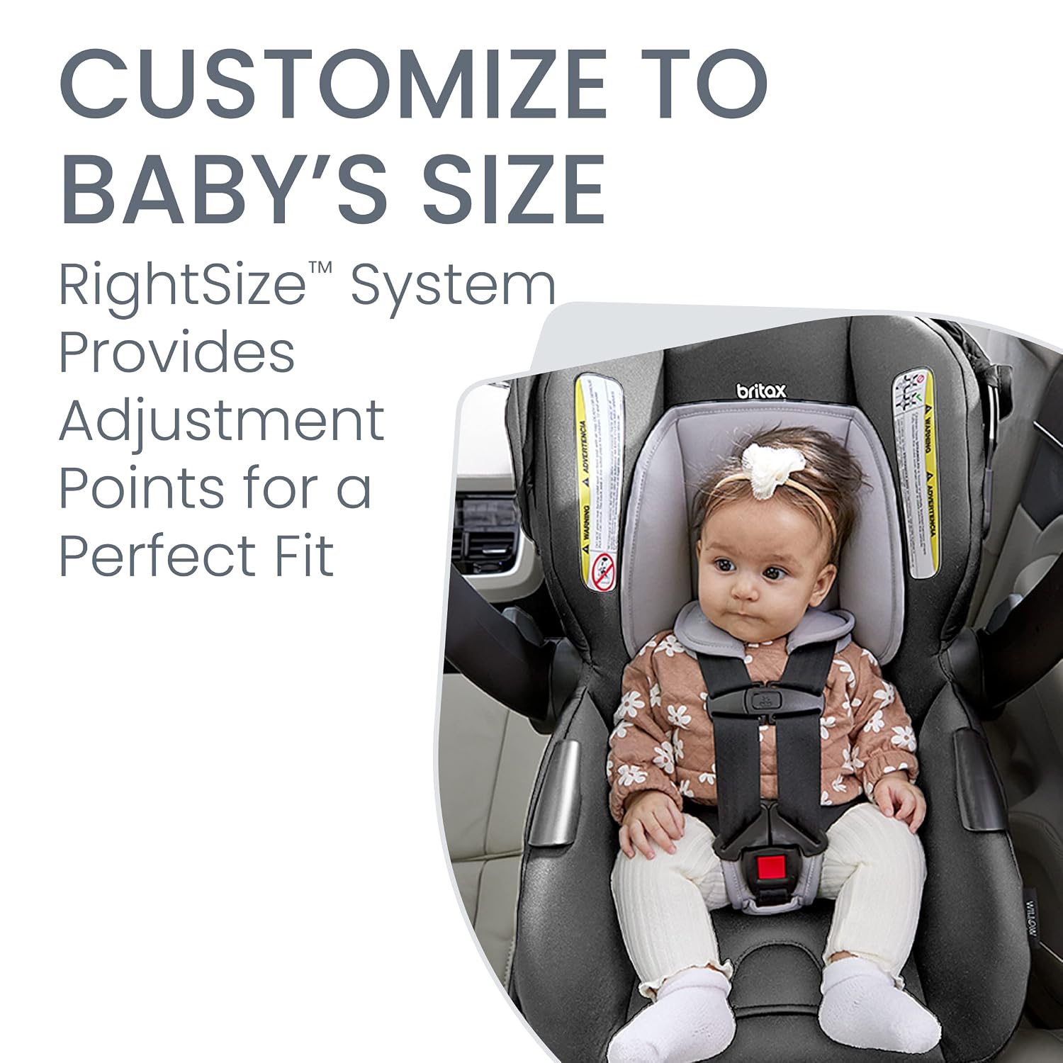 Britax Willow Brook Travel System, Car Seat Stroller Combo With Willow Infant Car Seat, Aspen Base, and Brook Stroller; ClickTight Technology, RightSize System and 4 Ways to Ride — Graphite Glacier