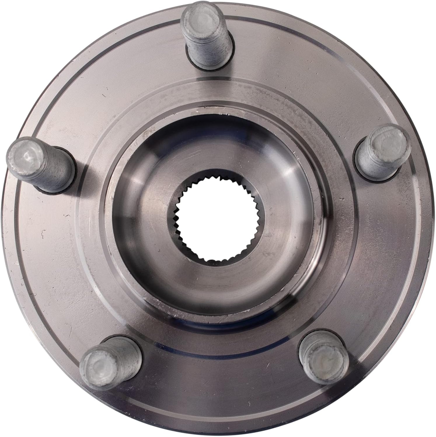 TRQ Front Left and Right Wheel Bearing and Hub Assembly Set 2 Piece Compatible with 2015-2017 Ford Mustang Shelby GT350 2018-2021 Mustang GT 2017-2022 GT