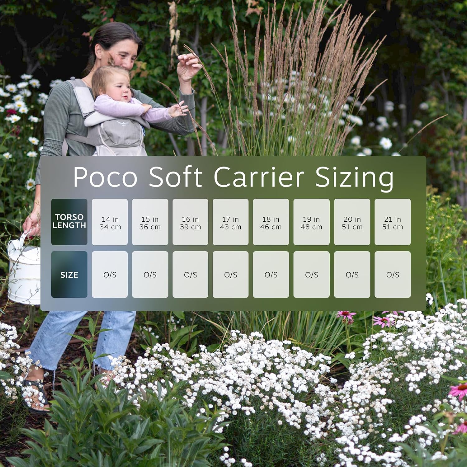 Osprey Poco Soft Convertible Baby Carrier for Newborns - Ergonomic Toddler Sling