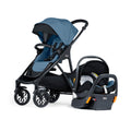 Chicco Corso LE ClearTex Modular Travel System, Corso LE Modular Stroller with KeyFit Max ClearTex Infant Car Seat and Base, Tidal/Blue