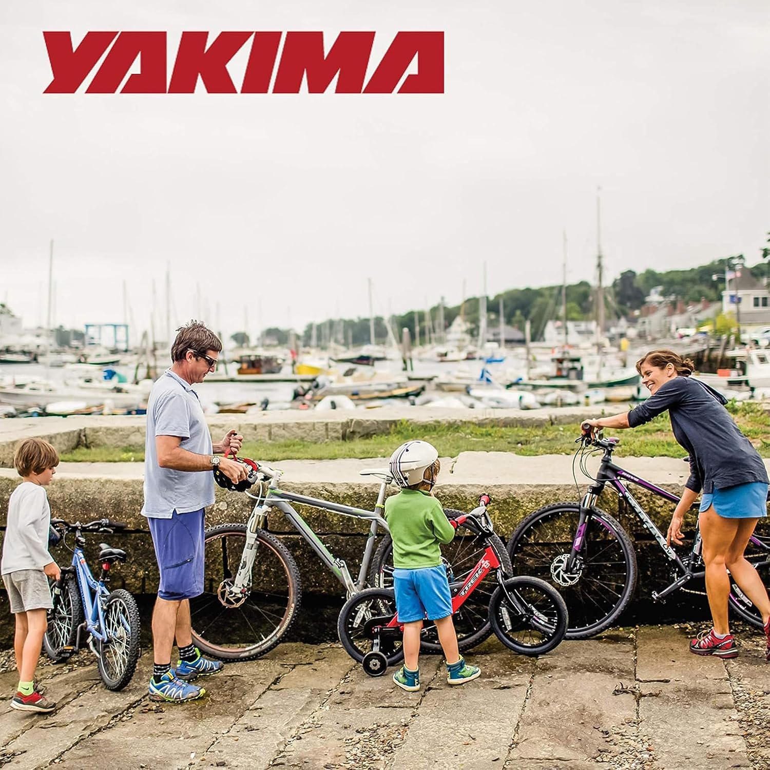 YAKIMA, DoubleDown 4 Tilting Hitch-Mounted Bike Rack for Cars, SUVs, Trucks and More, Fits 1.25' and 2' Hitches, Carries 4 Bikes
