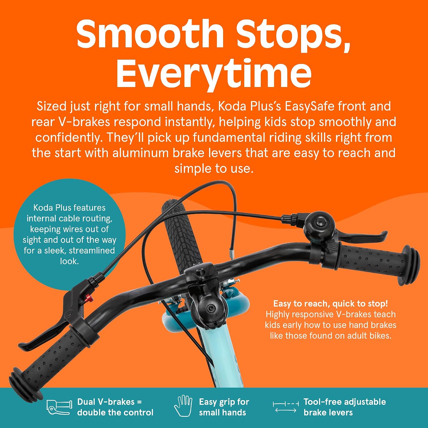 Retrospec Koda Plus Kids Bike for Boys & Girls Ages 4-6 Years - Children's Bicycle, Adjustable Seat & Handlebars