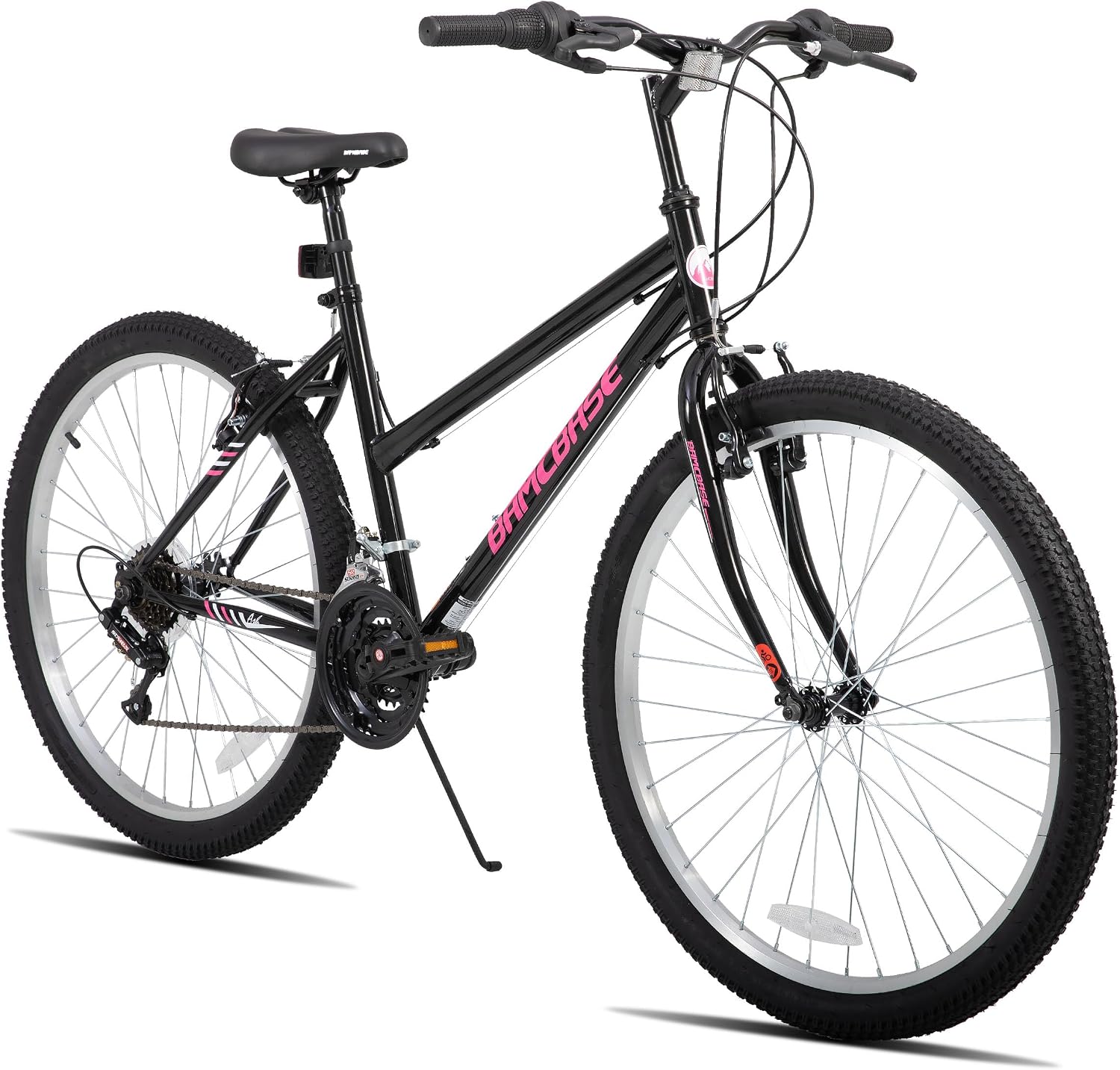 HILAND Adult 26 Inch Mountain Bike, Mens Womens Bicycle, High-Carbon Steel Frame Mountain Bicycle, Sport MTB for Adults, Multi-Color