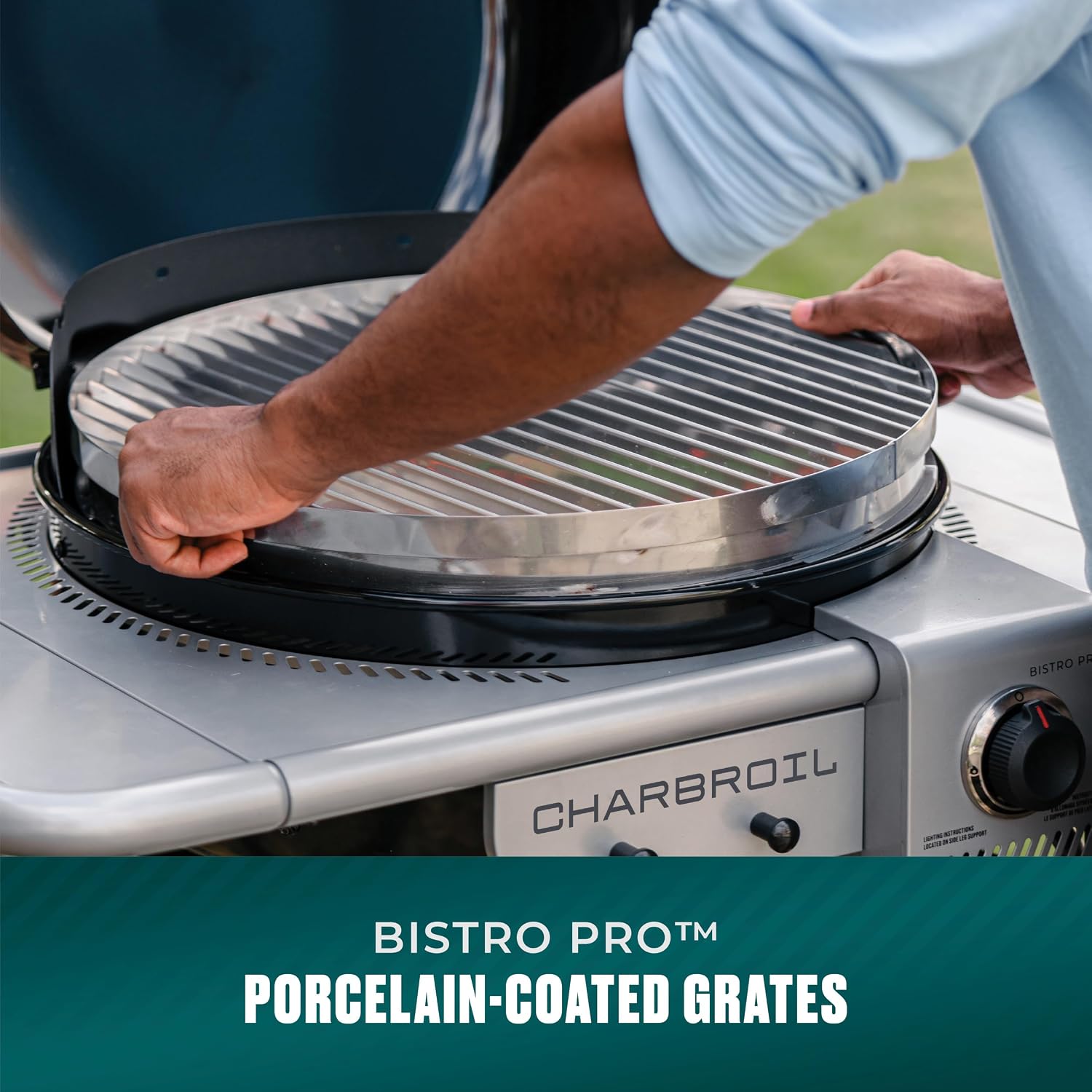 Charbroil Bistro Pro Gas Grill for Small Spaces and Patios, Black - 25302161