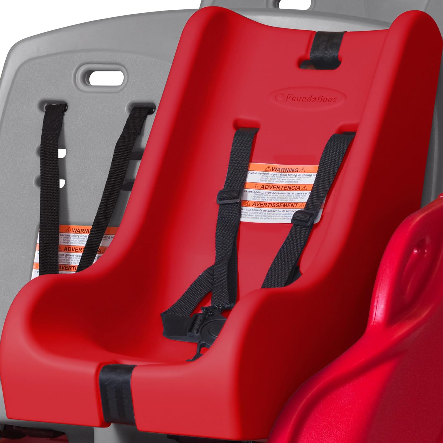 Foundations Gaggle Parade 4 and 6 Buggy Infant Seat, Suitable for Children Under 6 Months, Features Soft Contours, Designed to Provide Safety & Comfort (Red)