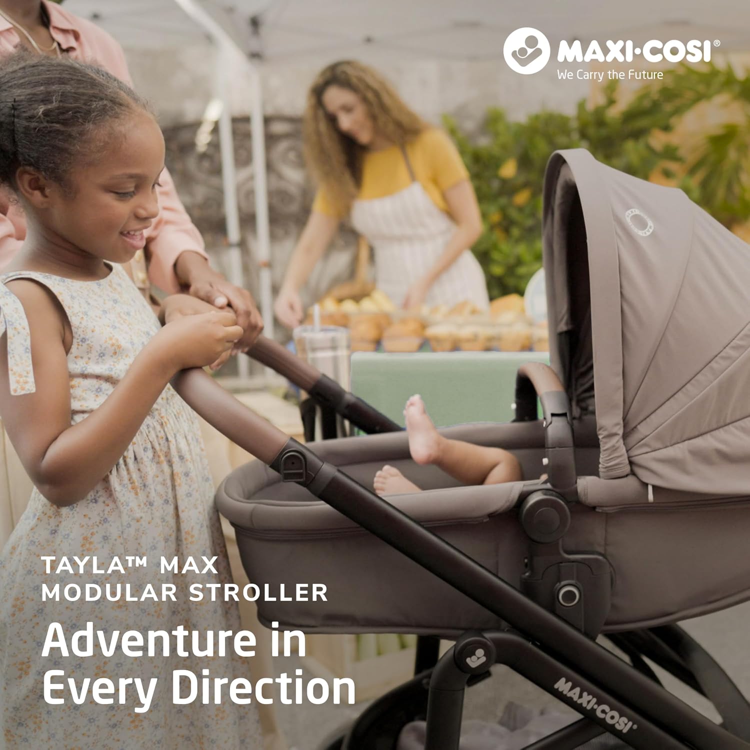 Maxi-Cosi Tayla Max Modular Stroller, Onyx Sand