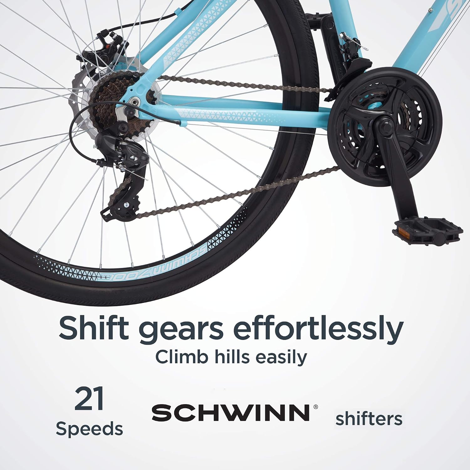 Schwinn GTX Comfort Adult Hybrid Bike, Men and Women, Dual Sport Bicycle, 700c Wheels, Step-Through or Step-Over Lightweight Aluminum Frame